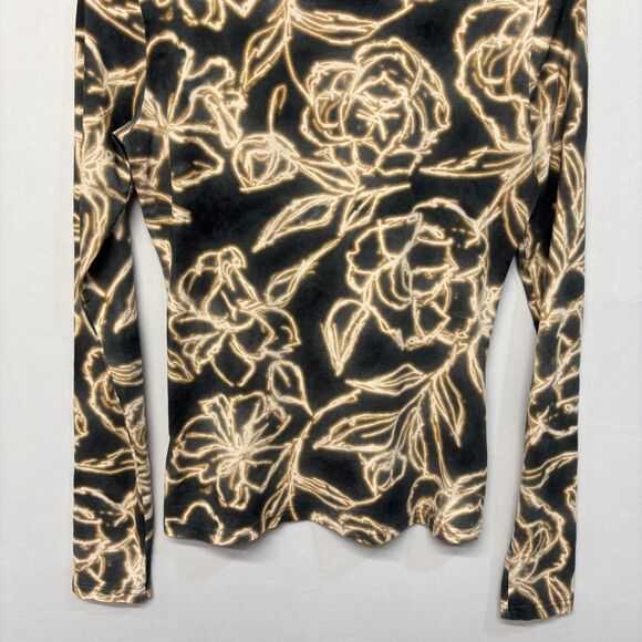 Gary Graham 422 Women Long Sleeve Top Shirt T-Shirt Size Small Floral D034 -17 - Picture 14 of 16